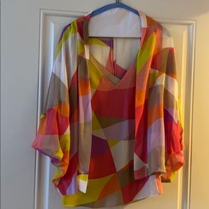 Trina Turk matching tank and jacket set